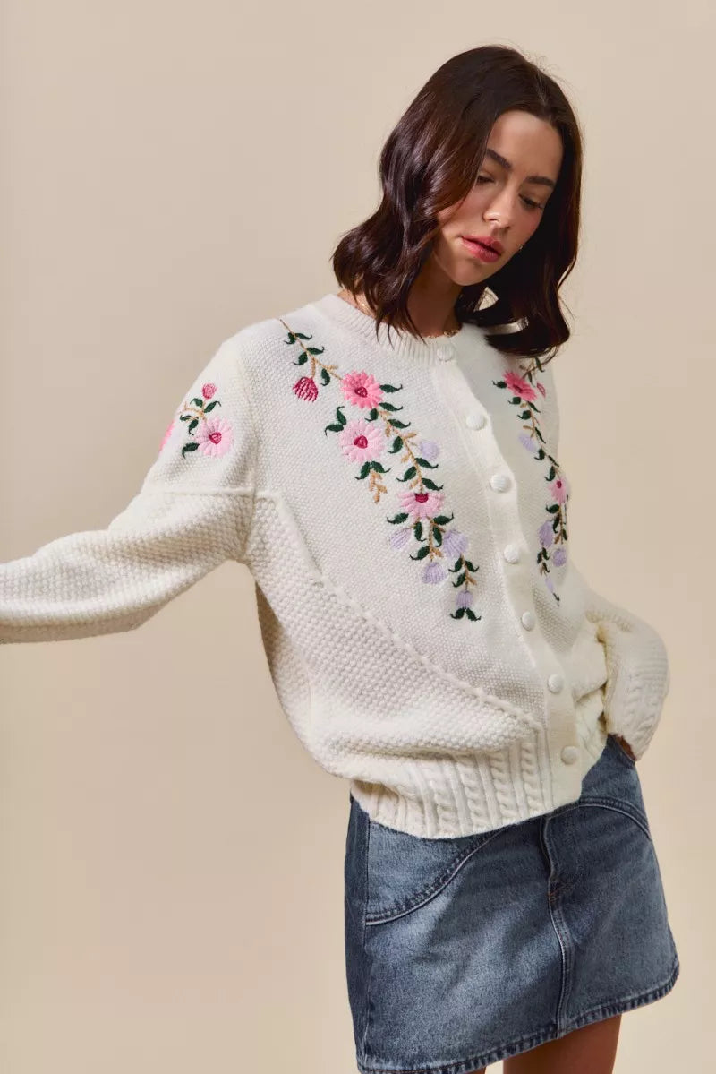 SO ME Floral Embroidered Coquette Sweater Cardigan 3942c478772b4dd79761d02f4f0a3efb-Max-Origin