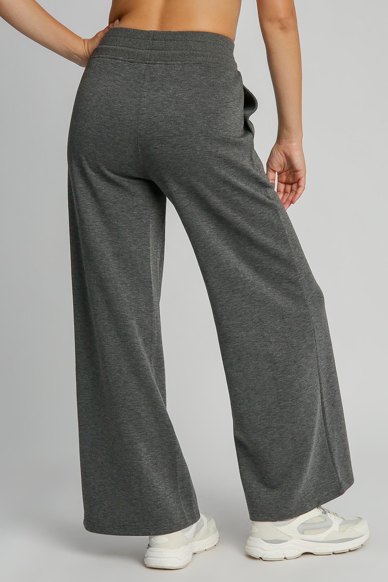 Umgee Full Size Drawstring Wide Leg Pants with Pockets Umgee Full Size Drawstring Wide Leg Pants with Pockets - TopFashionHQ