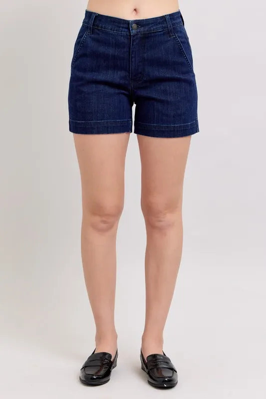 Judy Blue Full Size High Waist Denim Shorts Plus Size 3bd1f3dc02b74021b23cc56857c8306b-Max-Origin