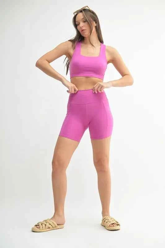 MONO B Venice Cloud Light Sculpt Biker Shorts MONO B Venice Cloud Light Sculpt Biker Shorts