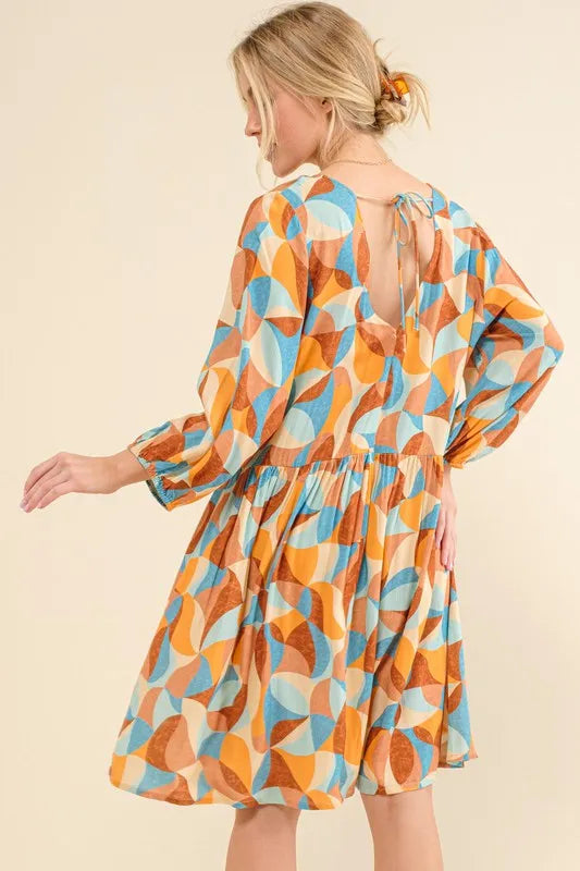 And The Why Printed Open Back Puff Sleeve Casual Dress 3ffa349943bb41ed95fa204ad9ef6736-Max-Origin