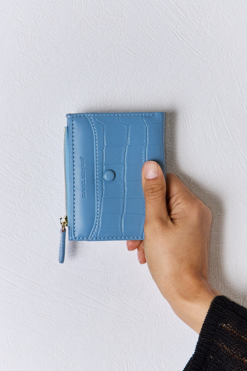 David Jones Texture PU Leather Mini Wallet David Jones Texture PU Leather Mini Wallet - TopFashionHQ