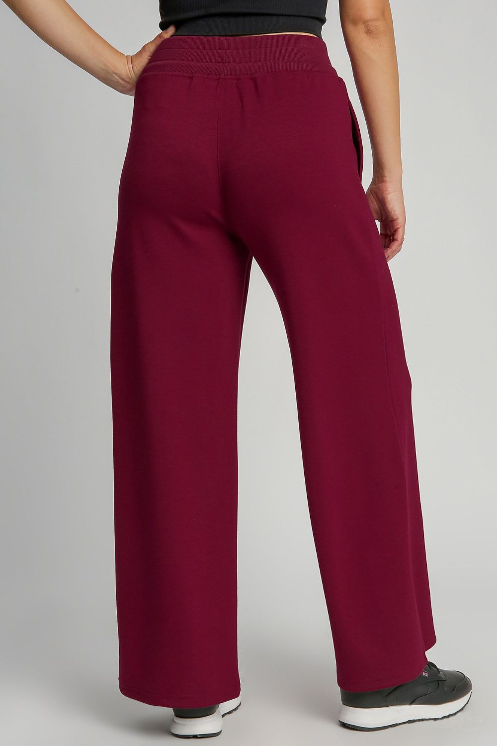 Umgee Full Size Drawstring Wide Leg Pants with Pockets Umgee Full Size Drawstring Wide Leg Pants with Pockets - TopFashionHQ
