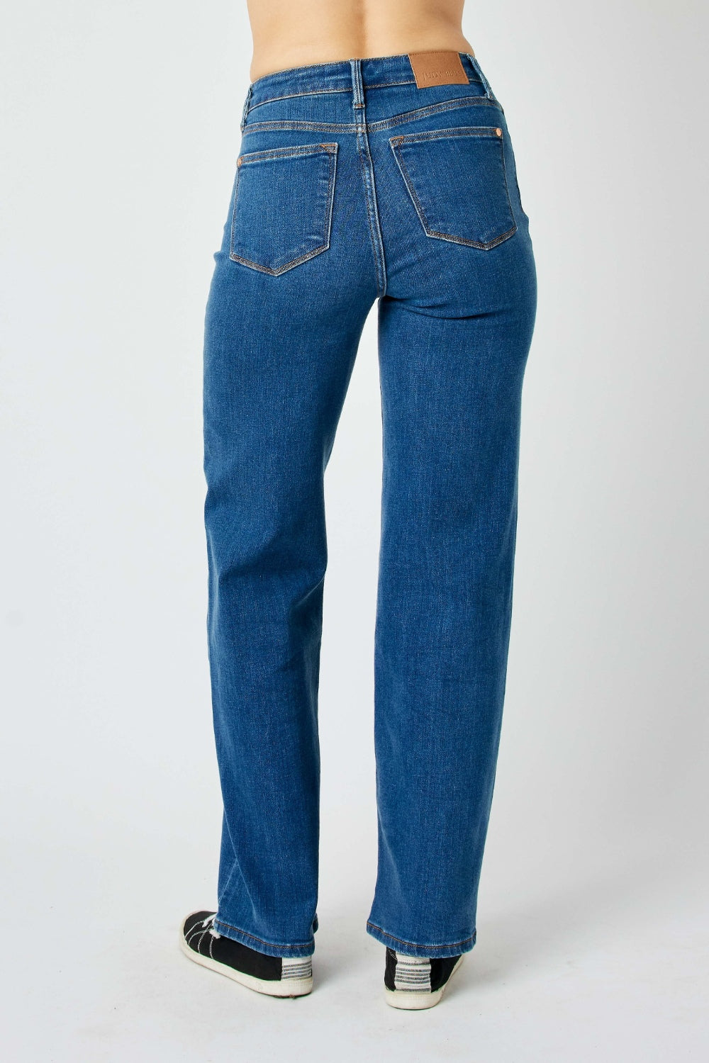 Judy Blue Full Size High Rise Straight Jeans Judy Blue Full Size High Rise Straight Jeans - TopFashionHQ