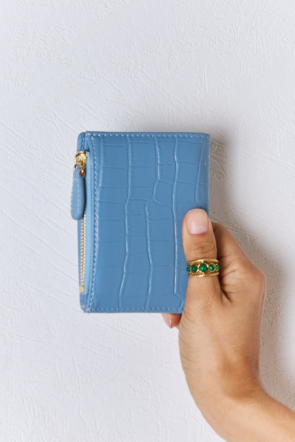 David Jones Texture PU Leather Mini Wallet David Jones Texture PU Leather Mini Wallet - TopFashionHQ