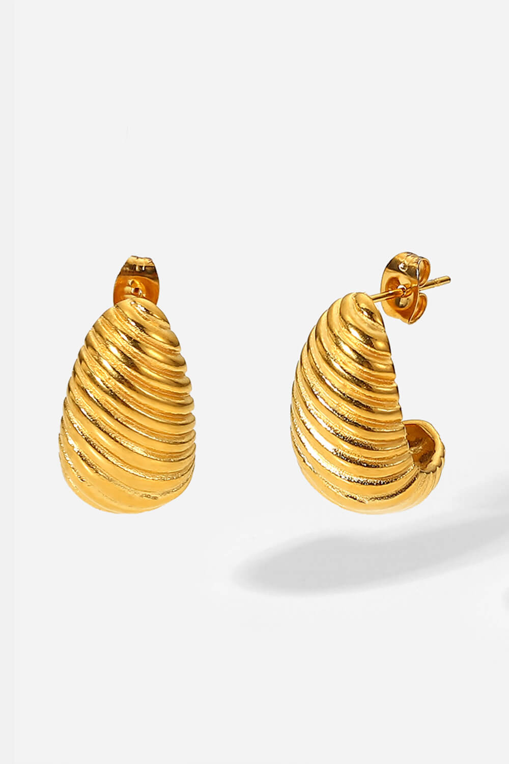 Shell Shore Spiral Stud Earrings Shell Shore Spiral Stud Earrings