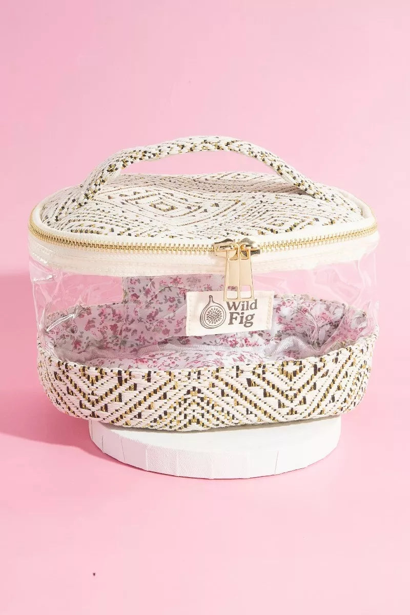 Fame Transparent Clear Top Handle Makeup Case Cosmetic Bag 48396c5f429e43d9b492a626ac769594-Max-Origin
