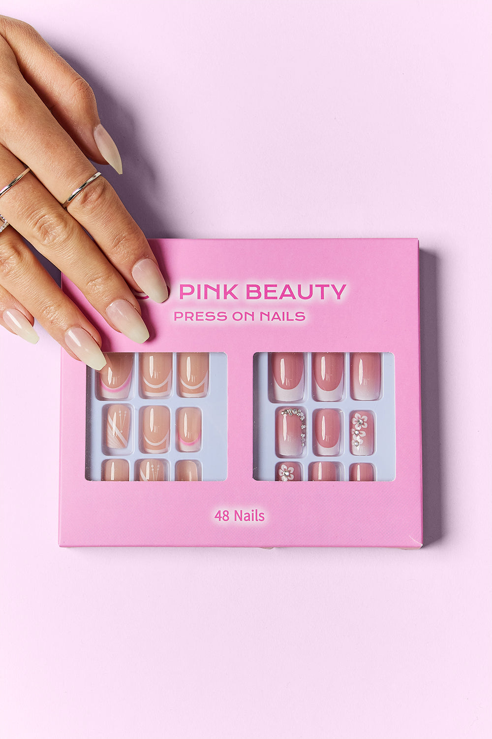 SO PINK BEAUTY Press On Nails 2 Packs SO PINK BEAUTY Press On Nails 2 Packs - TopFashionHQ