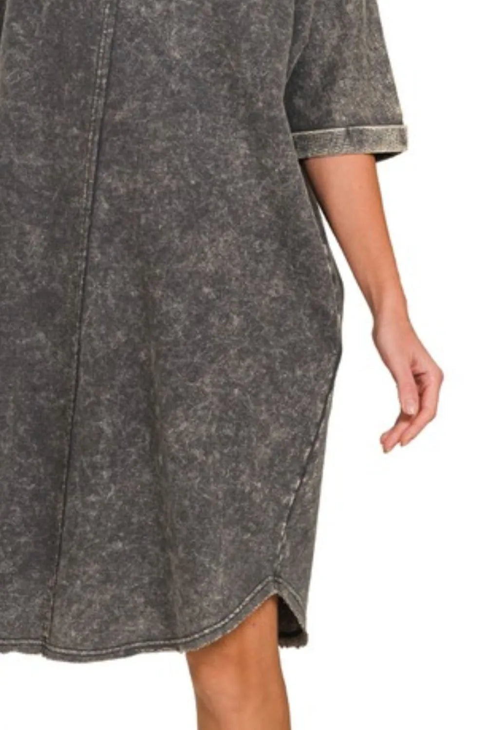 Zenana Acid-washed French Terry Tee Shirts Dress 4a5cc1fd-8d7d-464e-bcc5-cf401137de37-Max-Origin