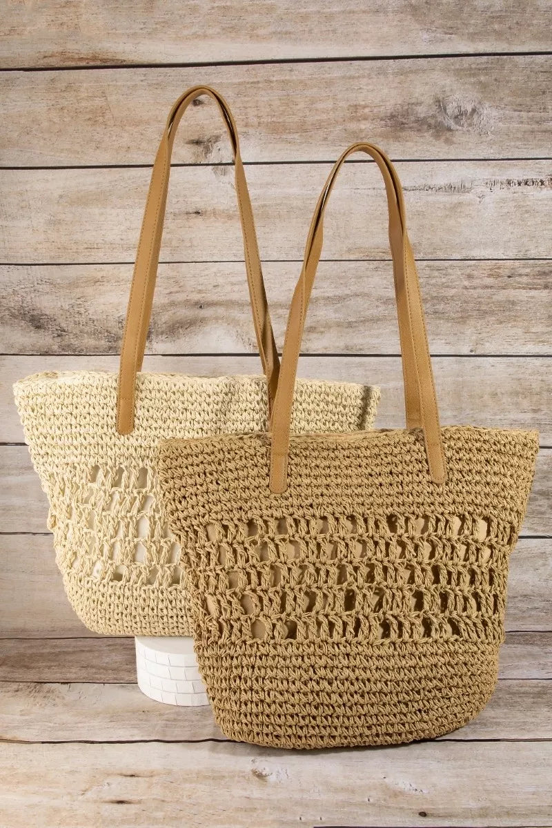 Fame Intricate Straw Braided Large Tote Bag 4c77f2c399f84d1e894013690e902100-Max-Origin
