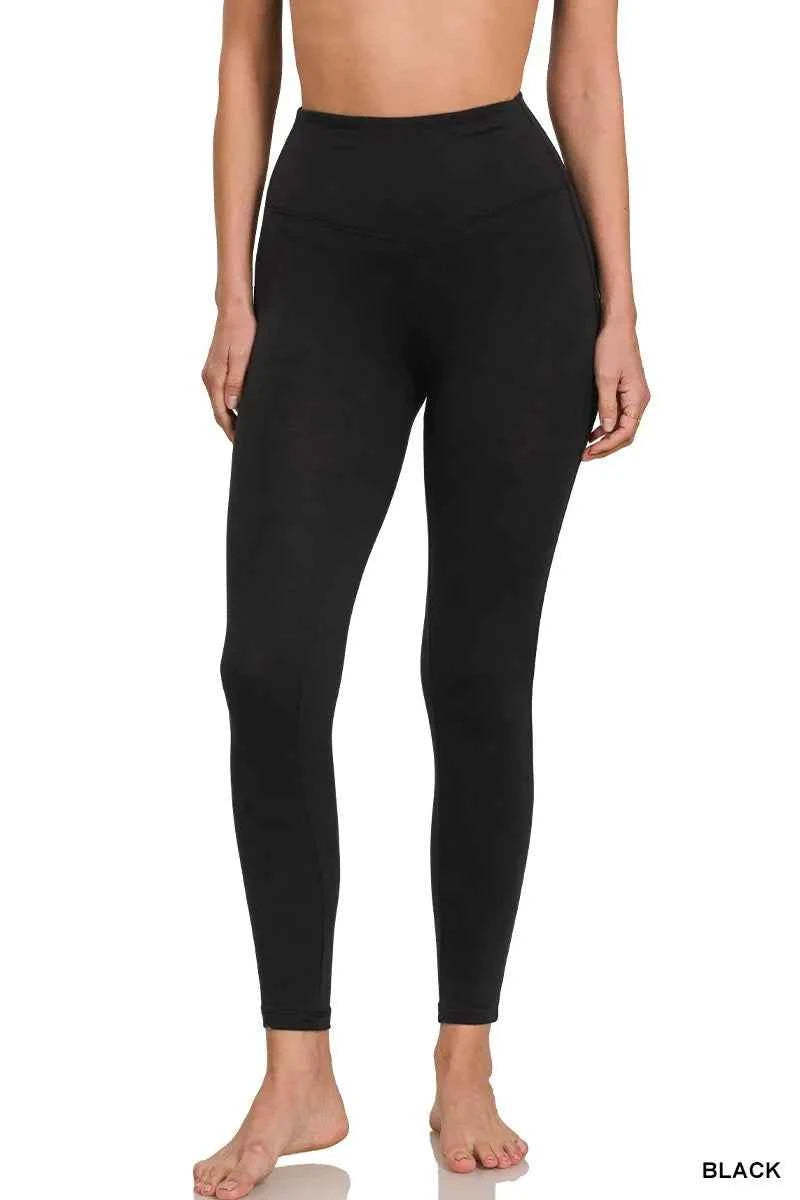 Zenana Brushed Microfiber Full Length Leggings Zenana Brushed Microfiber Full Length Leggings