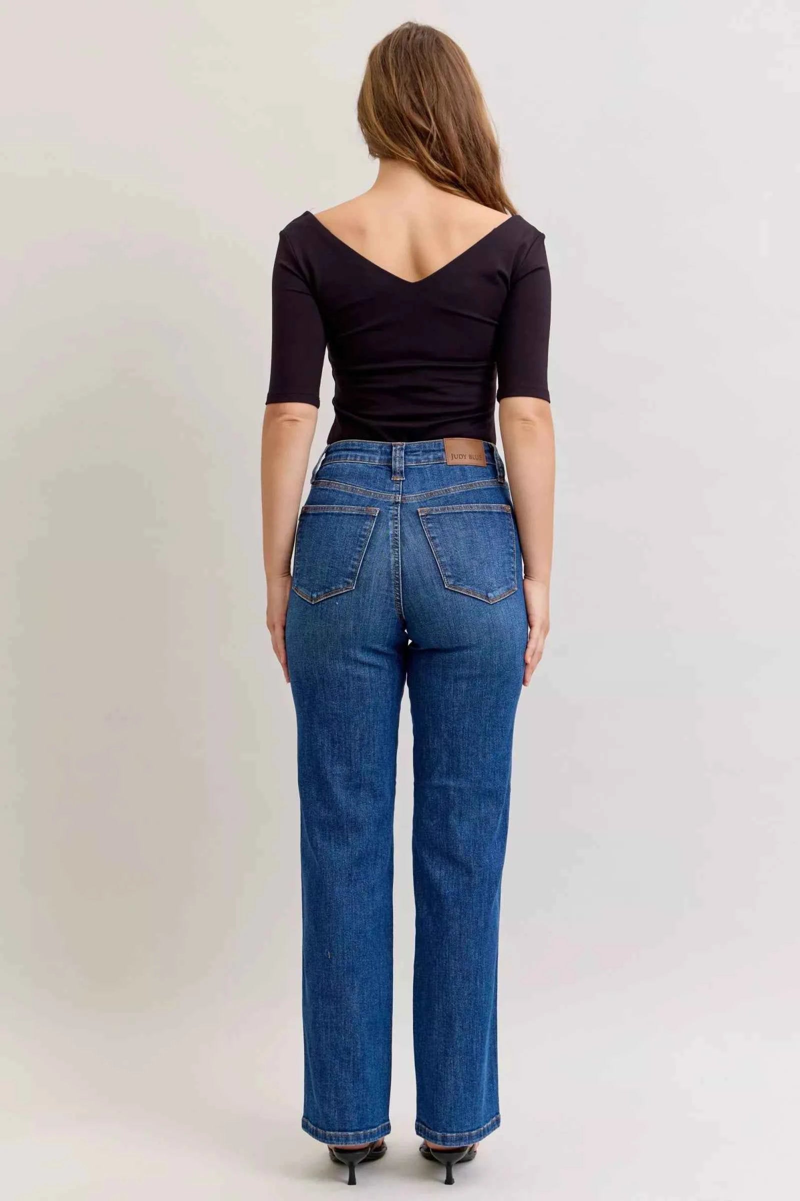 Judy Blue High Waist Tummy Control Straight Jeans Judy Blue High Waist Tummy Control Straight Jeans