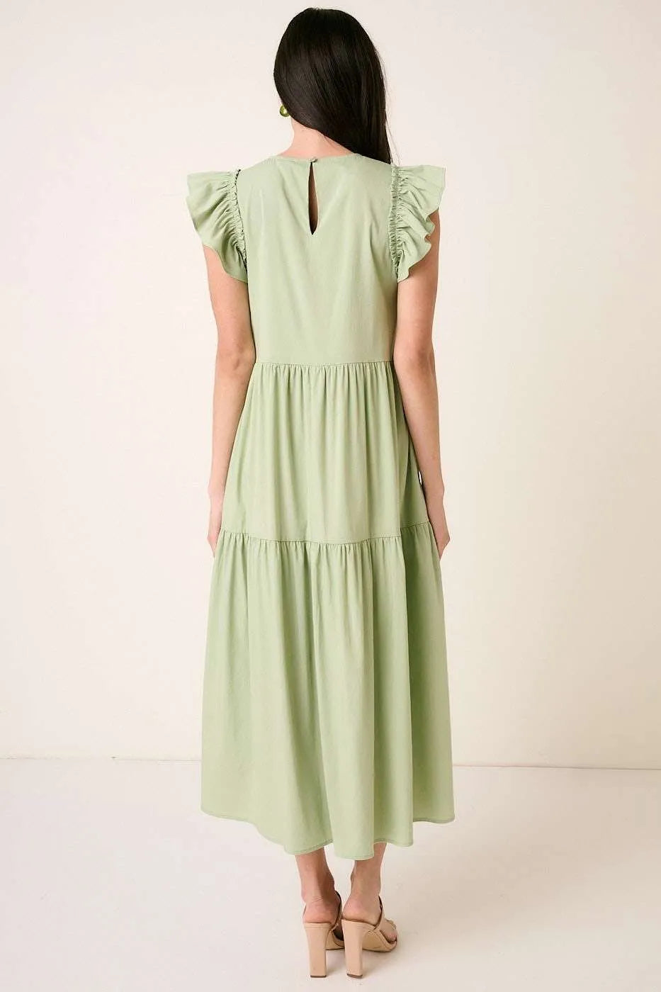 Mittoshop Ruffle Short Sleeve Tiered Maxi Dress 563b2488692f4ccd9a7e246f5e82a285-Max-Origin