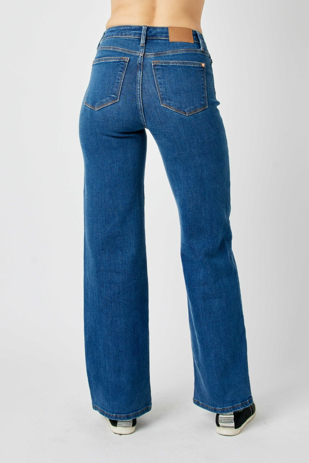 Judy Blue Full Size High Rise Straight Jeans Judy Blue Full Size High Rise Straight Jeans - TopFashionHQ