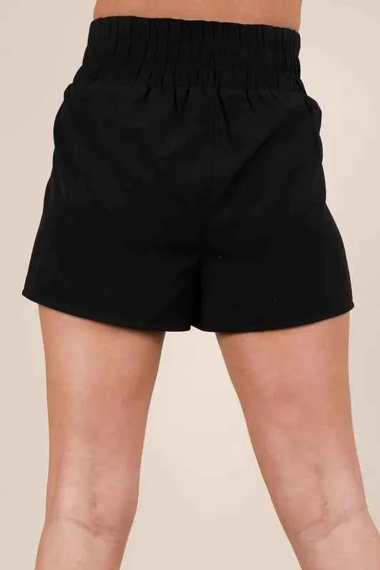 VERY J Striped Trim Detail Activewear Shorts VERY J Striped Trim Detail Activewear Shorts