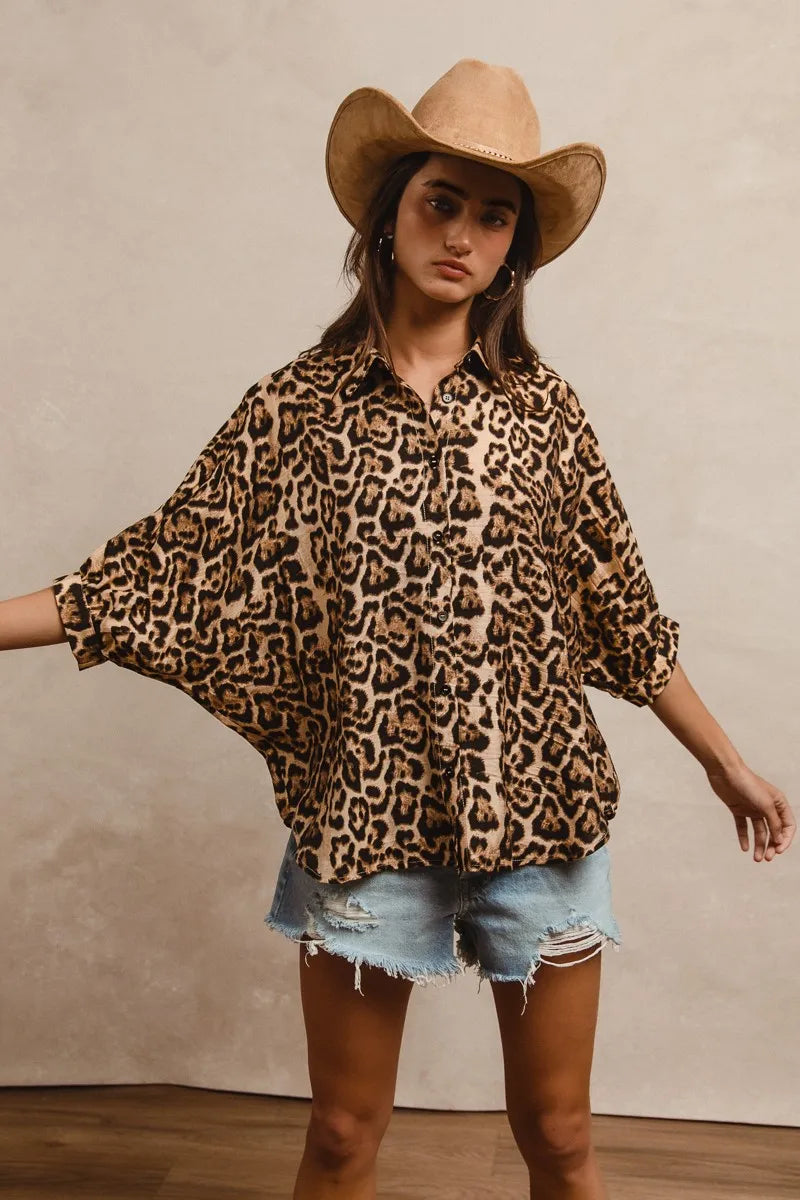 BiBi Leopard Prints Overseized Short Sleeves Top 5a701ba55a474996bf5b33d096b5f5b3-Max-Origin