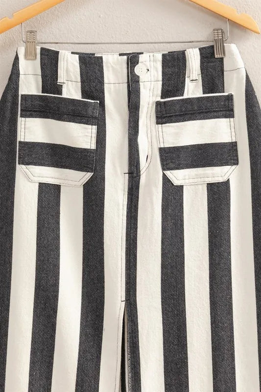 HYFVE Striped Pocket Detail Maxi Skirt 5aa72e528b8a4db7ad661978cc34606d-Max-Origin