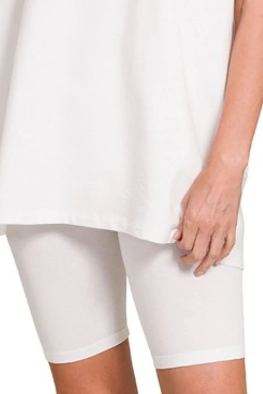 Zenana Cotton Round Neck Top & Biker Shorts 5b0efcdf-668a-40c3-9a7b-1517a466397f-Max-Origin