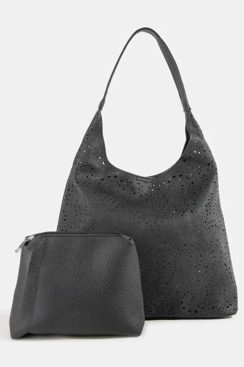 Fame Intricate Cutout Motif Leather Shoulder Bag 5b10f632-ffe3-451f-ac00-d0b6eb2f462b-Max-Origin