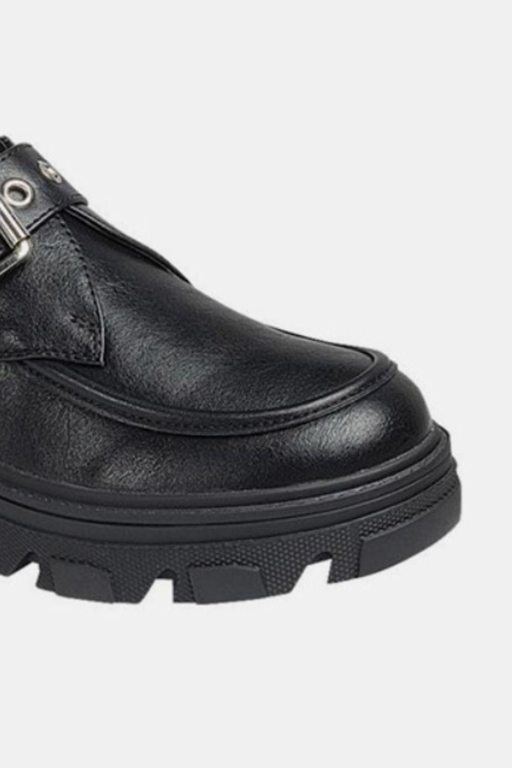 Forever Link Buckled Platform Lug Sole Loafers Forever Link Buckled Platform Lug Sole Loafers