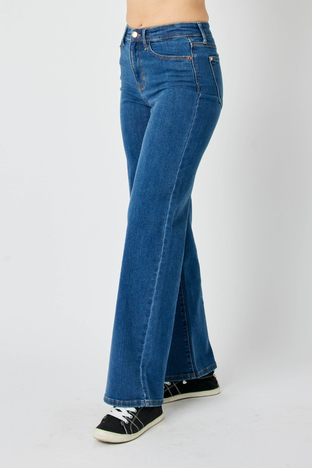 Judy Blue Full Size High Rise Straight Jeans Judy Blue Full Size High Rise Straight Jeans - TopFashionHQ
