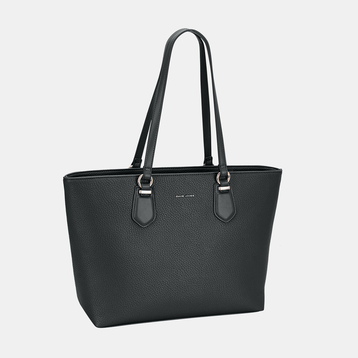 David Jones PU Leather Tote Bag David Jones PU Leather Tote Bag - TopFashionHQ