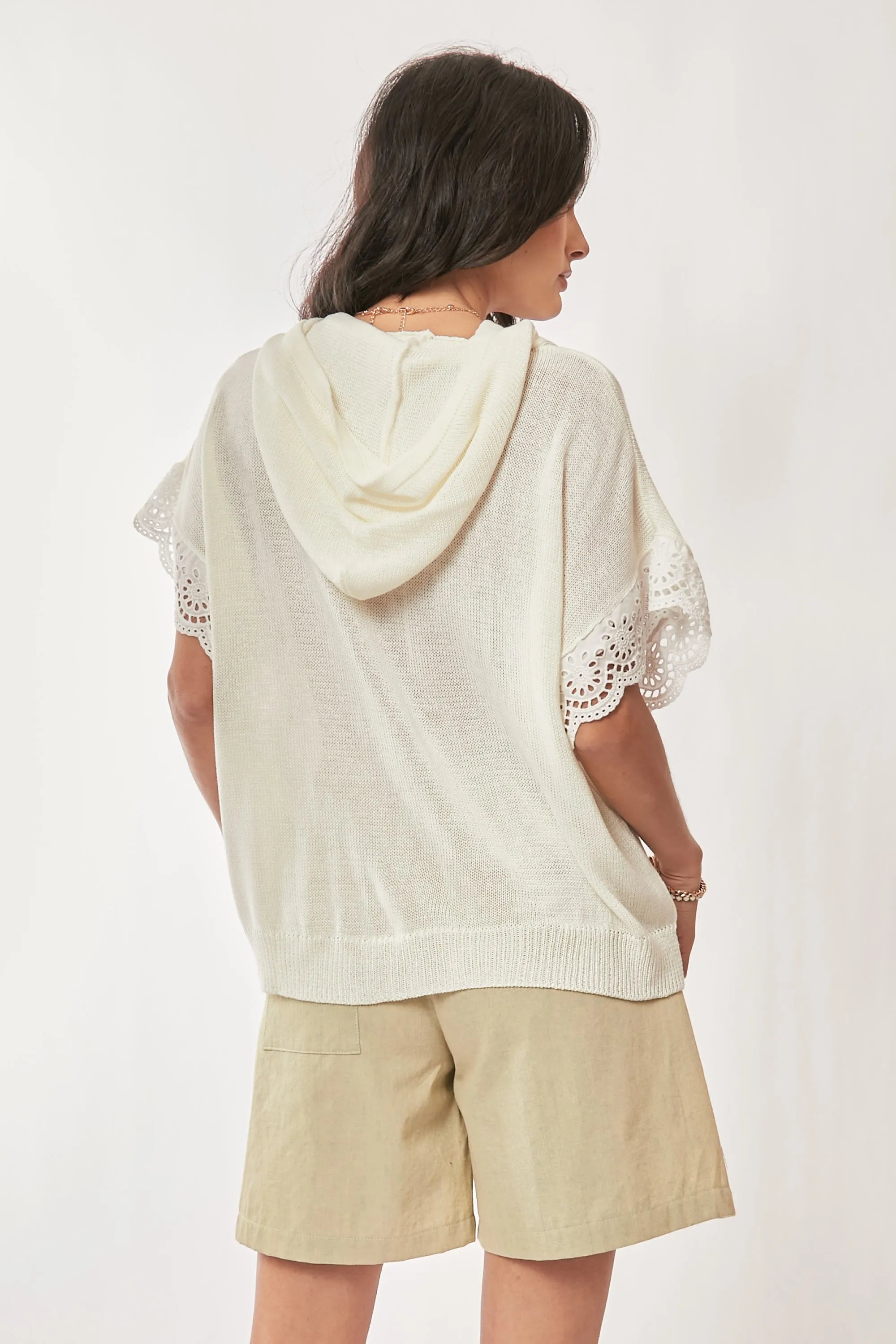 Davi & Dani American Flag Loose Fit Lace Sleeve Hoodie Top 6652b8a352614d23a8fedad5cfbba1ad-Max-Origin