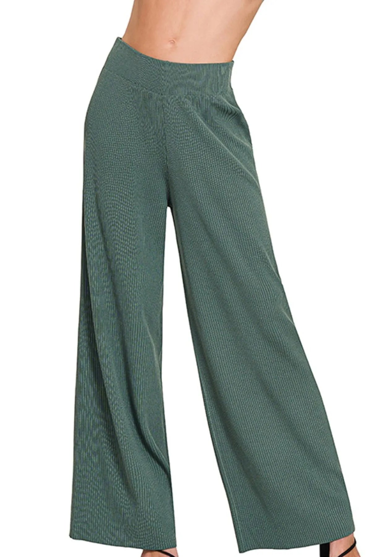 Zenana Viscose Ribbed Sweater Pants 668f2712-f372-4acb-a6c2-7b49d339a4cf-Max-Origin