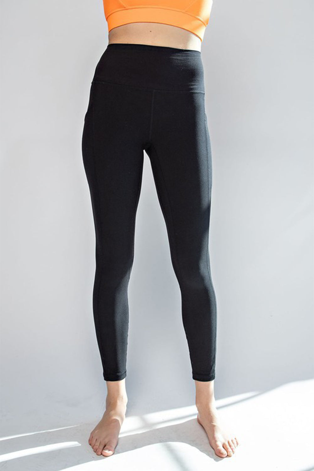 Faith Apparel High Waist Wide Waistband Leggings Faith Apparel High Waist Wide Waistband Leggings - TopFashionHQ