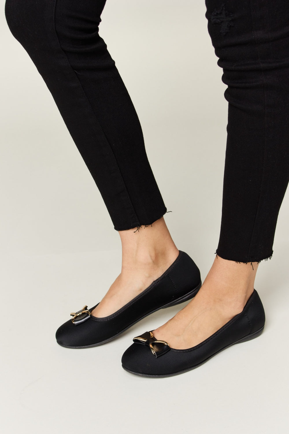 Forever Link Metal Buckle Flat Loafers Forever Link Metal Buckle Flat Loafers - TopFashionHQ