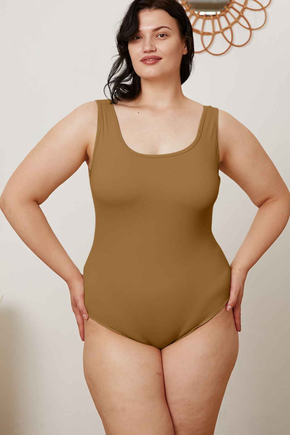 Basic Bae Full Size Square Neck Sleeveless Bodysuit Basic Bae Full Size Square Neck Sleeveless Bodysuit - TopFashionHQ