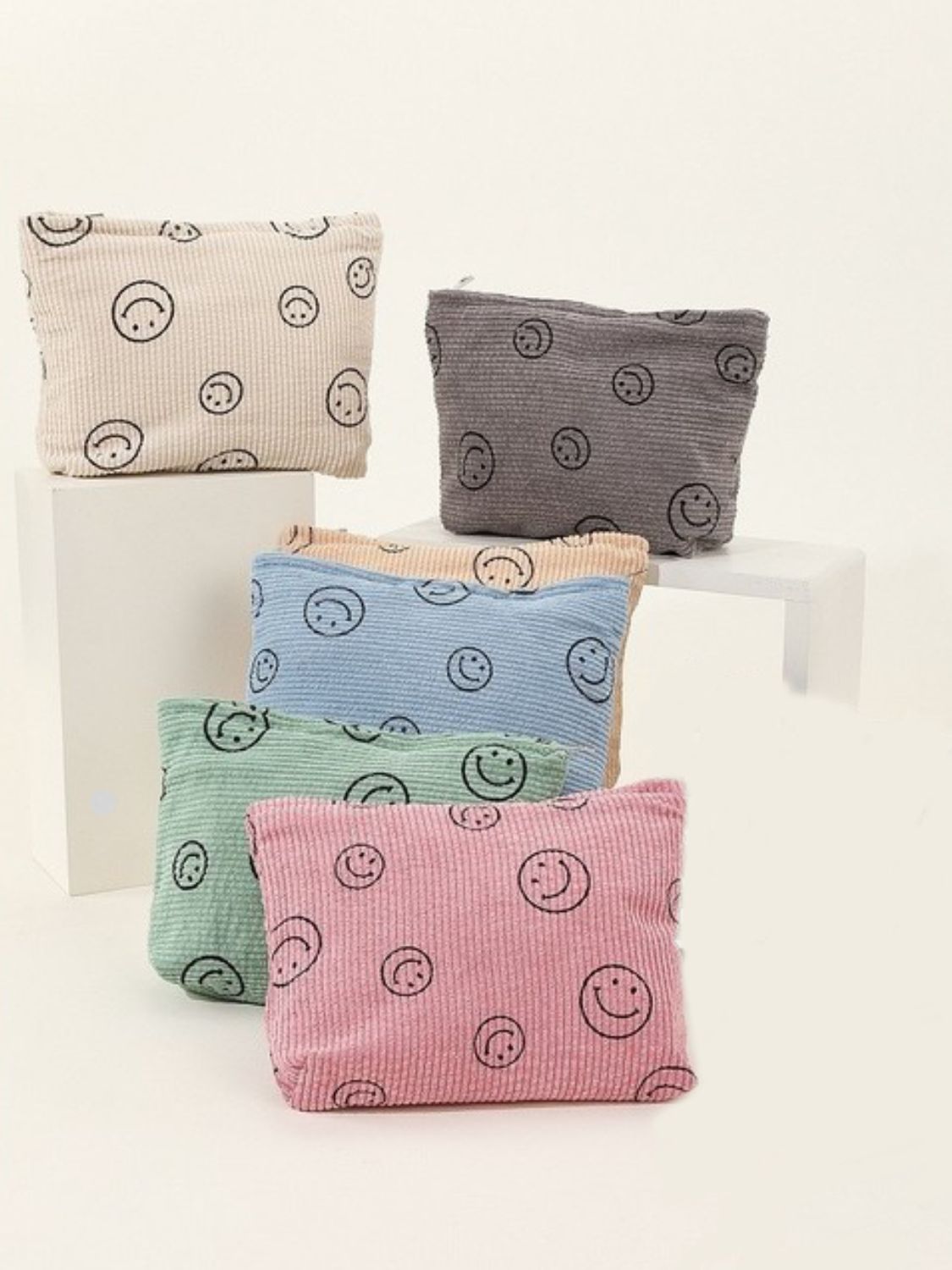 Zenana Corduroy Smile Clutch Bag Zenana Corduroy Smile Clutch Bag - TopFashionHQ