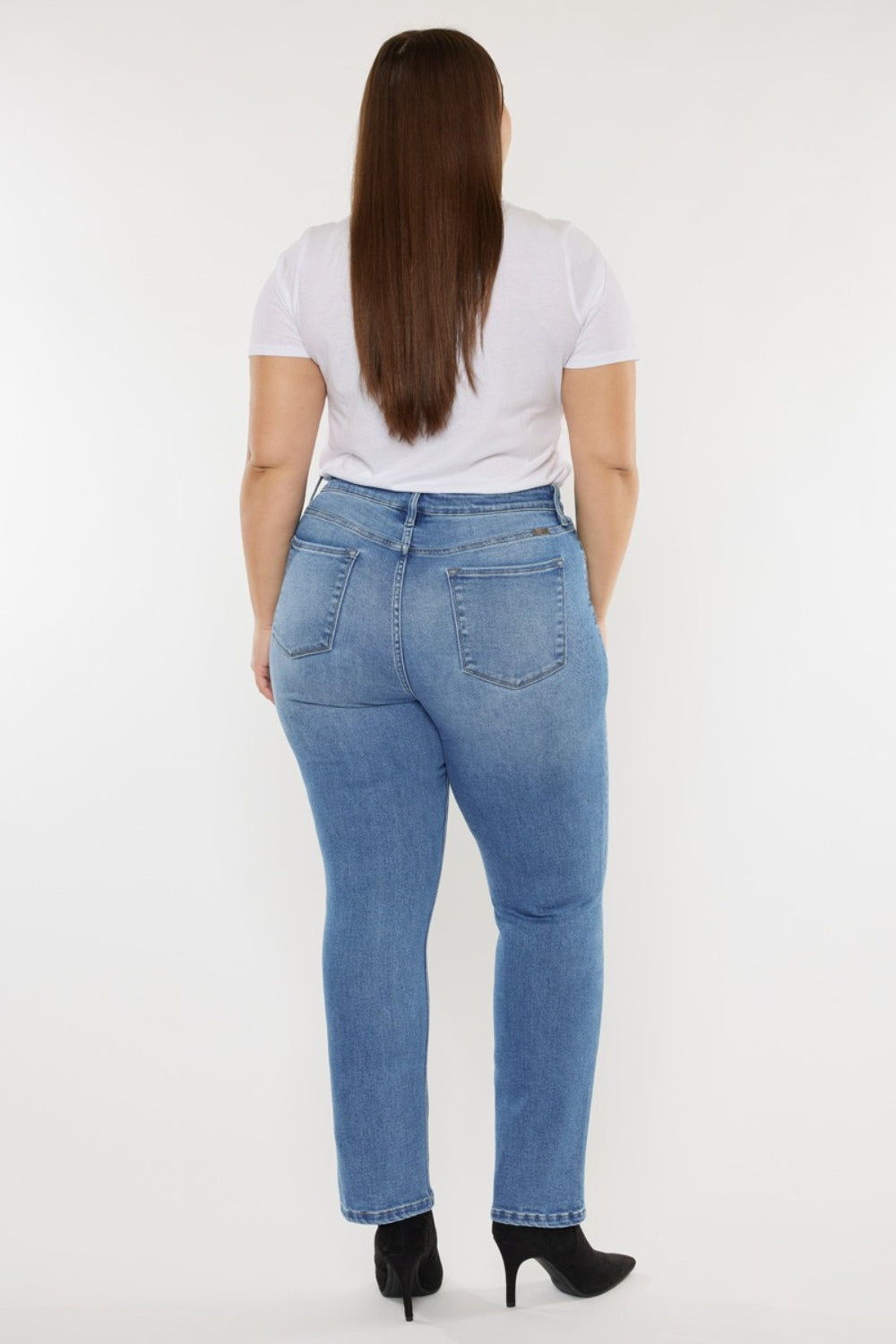 Kancan Full Size Cat's Whiskers High Waist Jeans Kancan Full Size Cat's Whiskers High Waist Jeans - TopFashionHQ