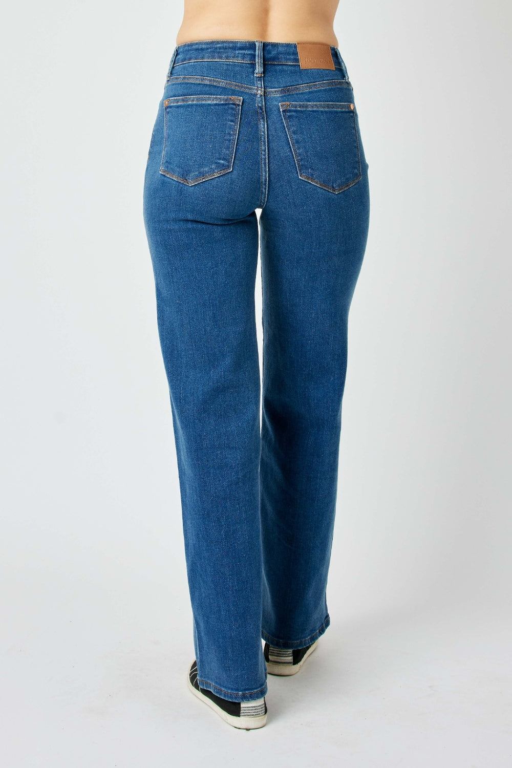 Judy Blue Full Size High Rise Straight Jeans Judy Blue Full Size High Rise Straight Jeans - TopFashionHQ