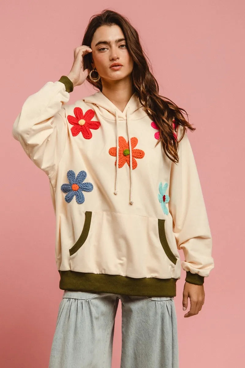 BiBi Patched Hoodie Top 6e2b452cdef744d8a9520b64f1231919-Max-Origin