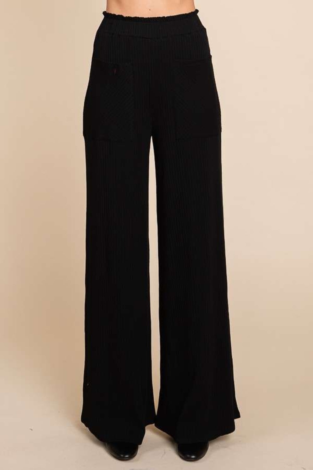 Culture Code Full Size High Waist Wide Leg Pants Culture Code Full Size High Waist Wide Leg Pants - TopFashionHQ