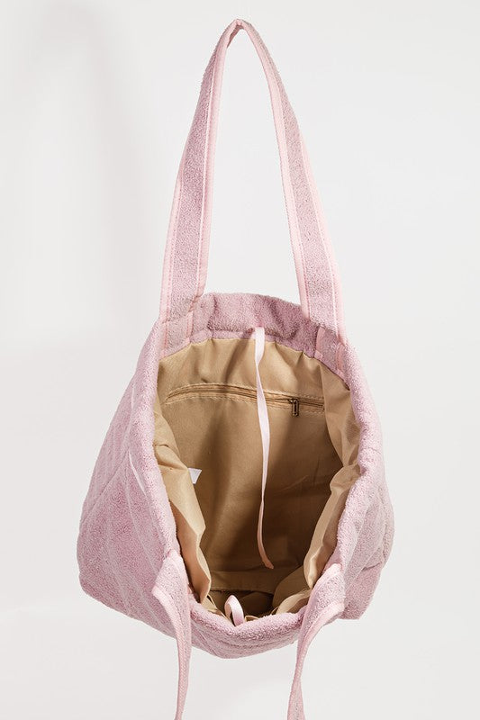 Fame Square Microfiber Tote Bag Fame Square Microfiber Tote Bag