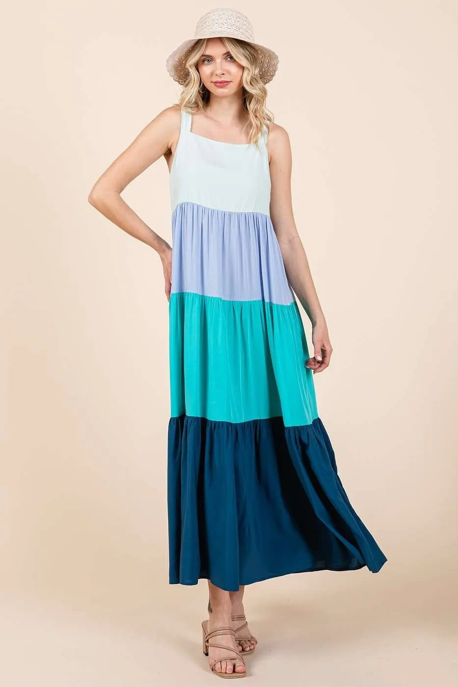 Mittoshop Color Block Tiered Pull-On Maxi Dress 7224ba1298b344dd9584e9714ea47dc4-Max-Origin