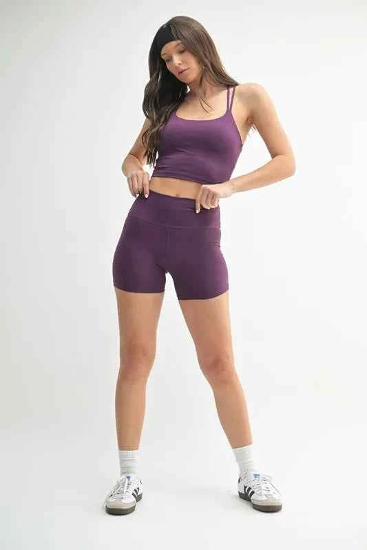 MONO B Venice Cloud Light Contour Biker Shorts MONO B Venice Cloud Light Contour Biker Shorts