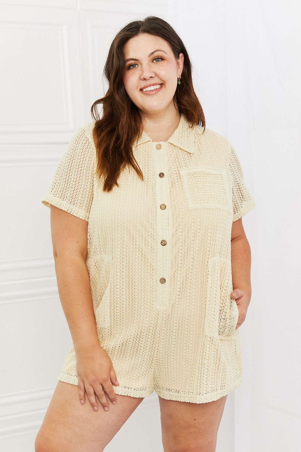 HEYSON Ready For The Day Crochet Romper HEYSON Ready For The Day Crochet Romper - TopFashionHQ