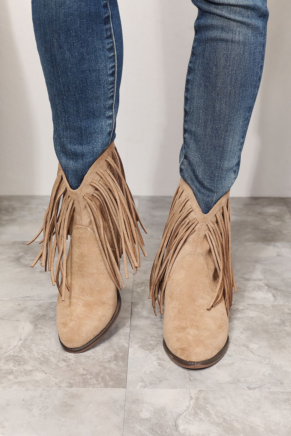 Legend Women's Fringe Cowboy Western Ankle Boots Legend Women's Fringe Cowboy Western Ankle Boots - TopFashionHQ