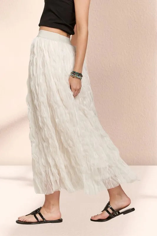ADORA Elastic Waist Cloud Fluffy Maxi Skirt 78cc4334c5bd4a01877f4ae23f492c0a-Max-Origin