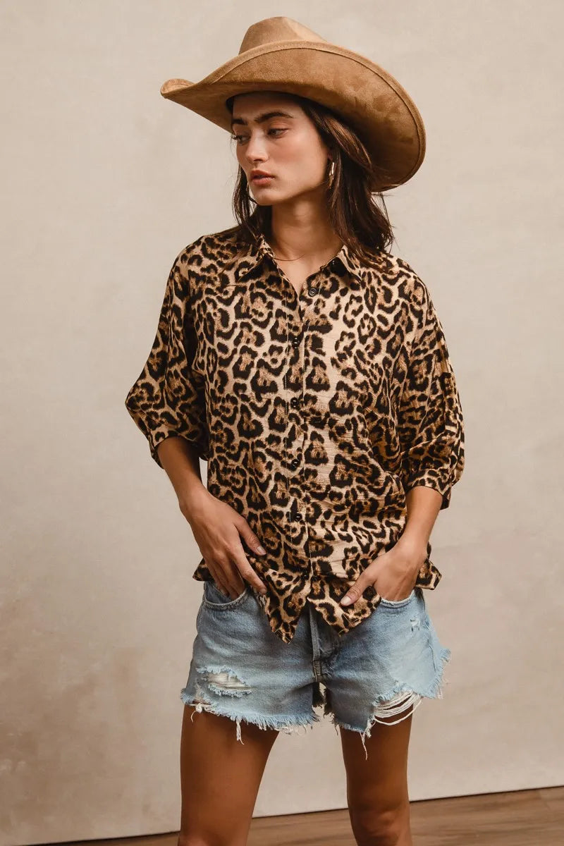 BiBi Leopard Prints Overseized Short Sleeves Top 795e9dacdd254b3d9ca54d0bd6e60003-Max-Origin