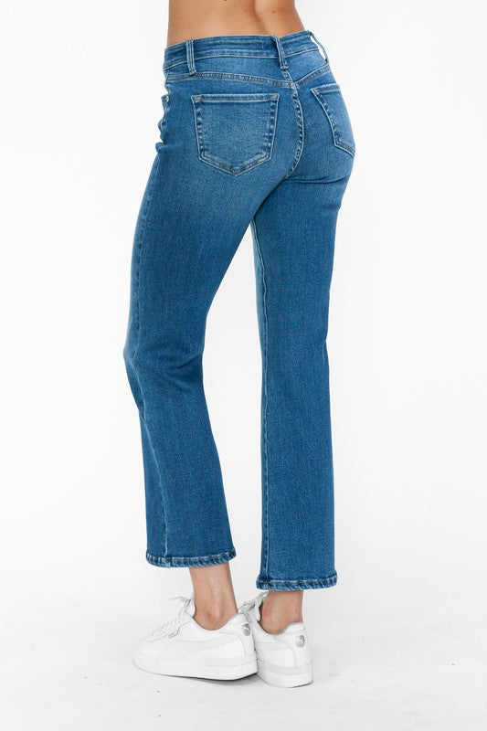 bytos Full Size Cat's Whiskers Mid Rise Ankle Jeans bytos Full Size Cat's Whiskers Mid Rise Ankle Jeans