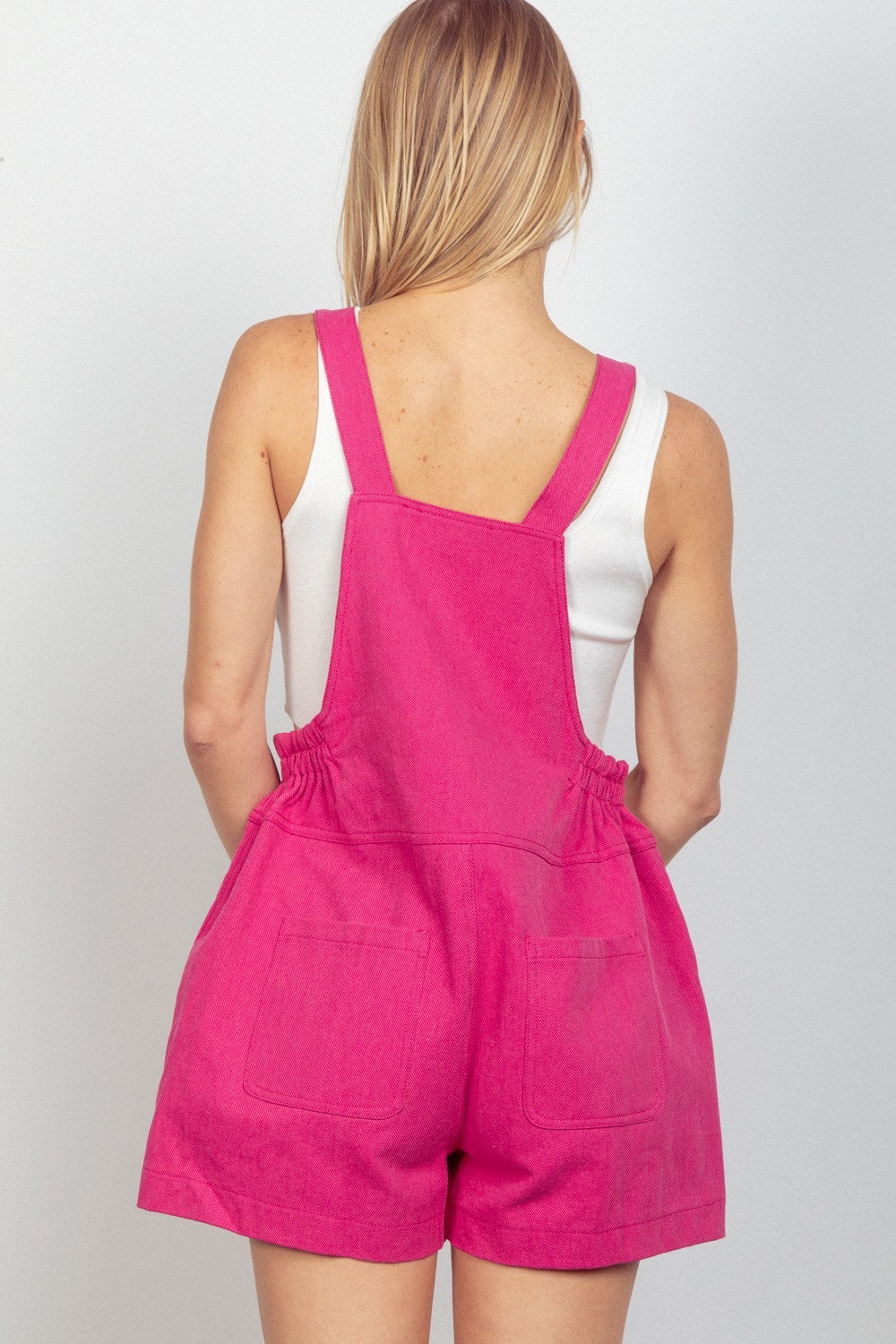 VERY J Adjustable Suspender Overalls with Pockets VERY J Adjustable Suspender Overalls with Pockets