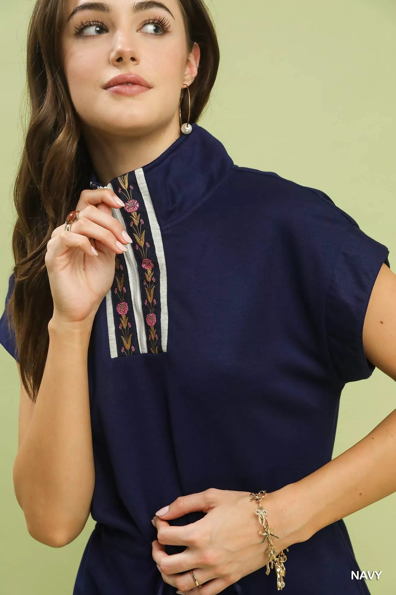 Umgee Dolman Sleeve Zip Detail Dress 7a441469-186d-4f62-b194-26864fb26de4-Max-Origin