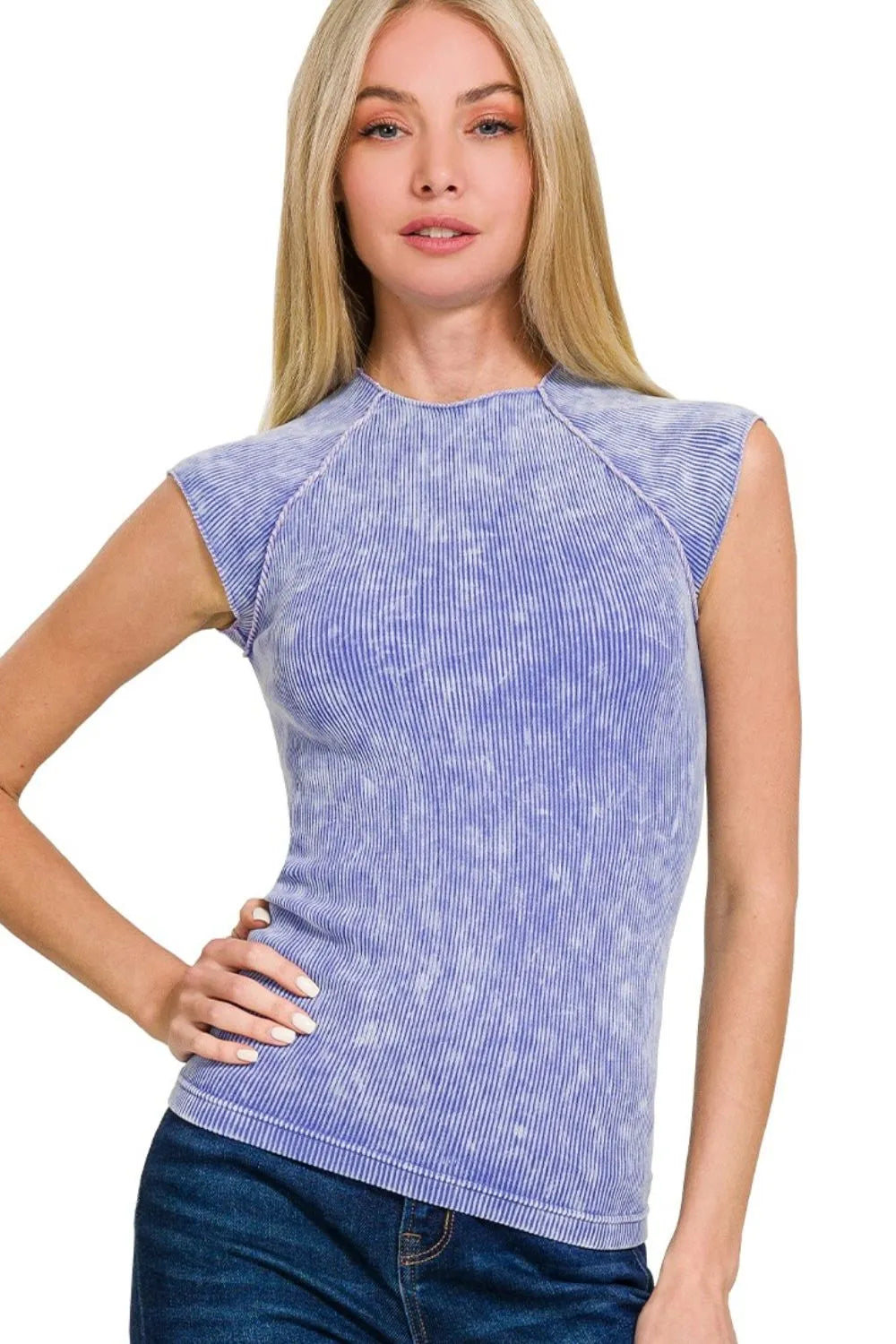 Zenana Stone Washed Ribbed Seamless Top 7c38c70d-b990-4b44-b525-42ff3925c3a9-Max-Origin