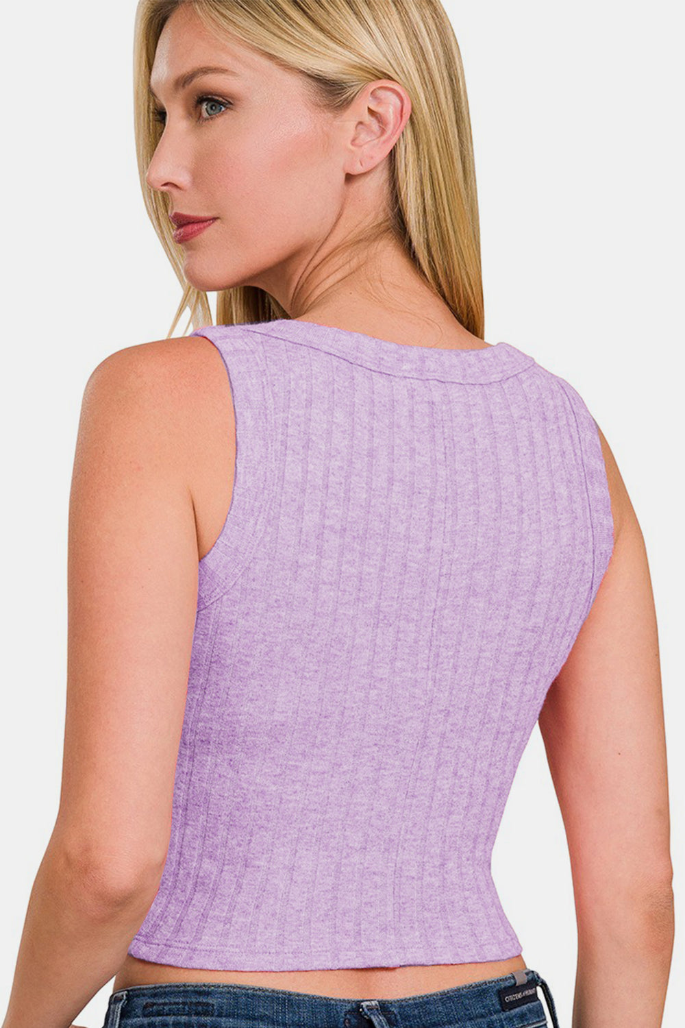 Zenana Ribbed Cropped Tank Zenana Ribbed Cropped Tank - TopFashionHQ