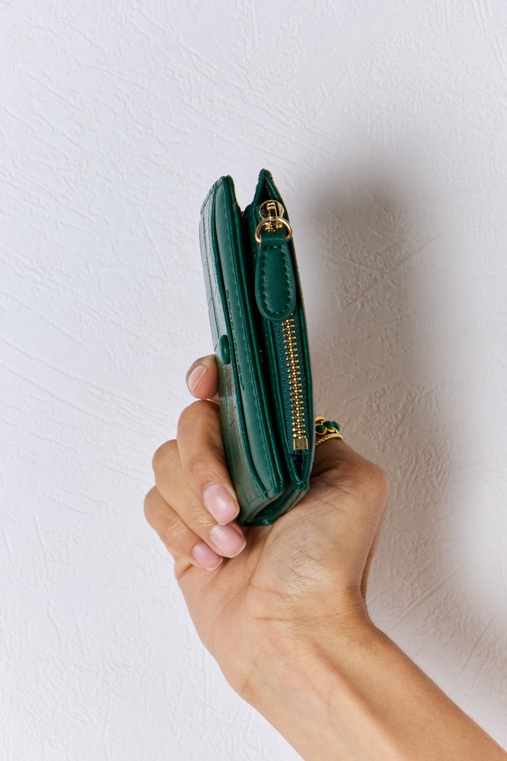 David Jones Texture PU Leather Mini Wallet David Jones Texture PU Leather Mini Wallet - TopFashionHQ