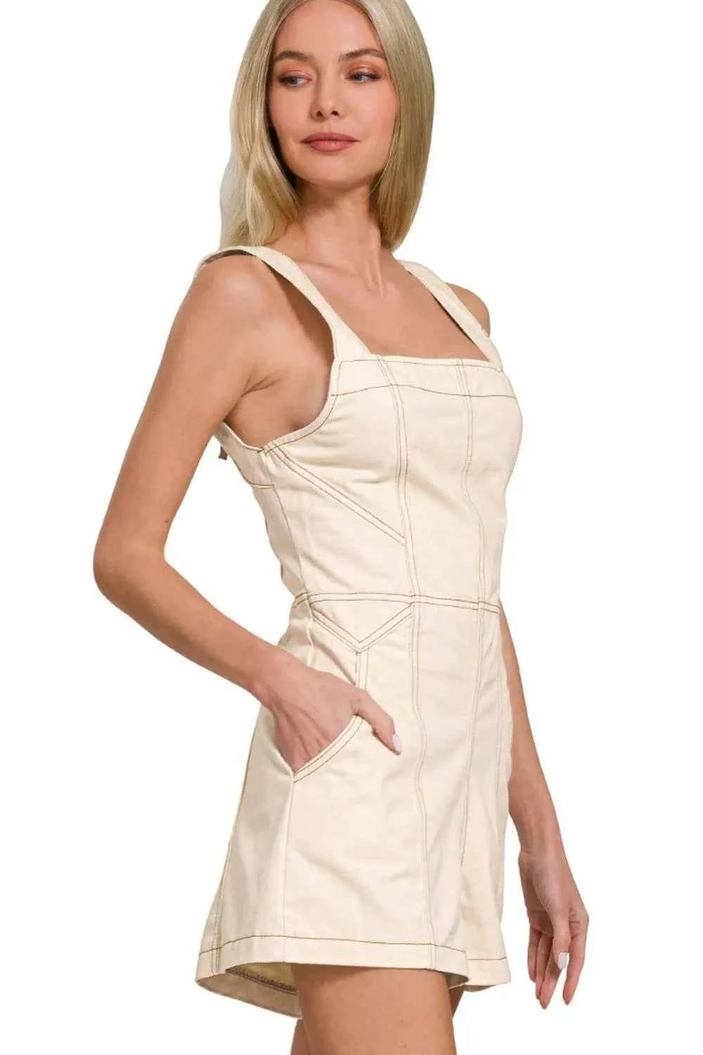 Zenana Tie Back Romper Zenana Tie Back Romper